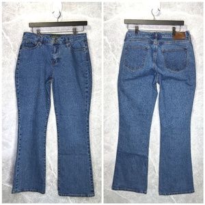 RALPH LAUREN Classic Boot Cut Mom Jeans High Rise